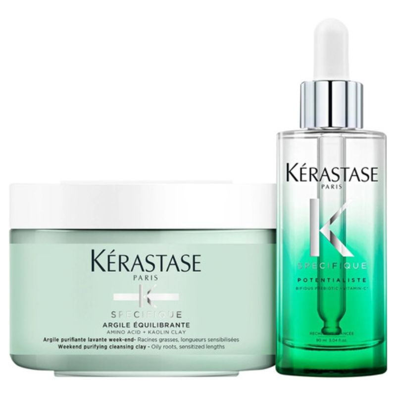 Kérastase Spécifique Kit - Shampoo Argile Équilibrante 250ml + Sérum Potentialiste 90ml  | M2Beauty