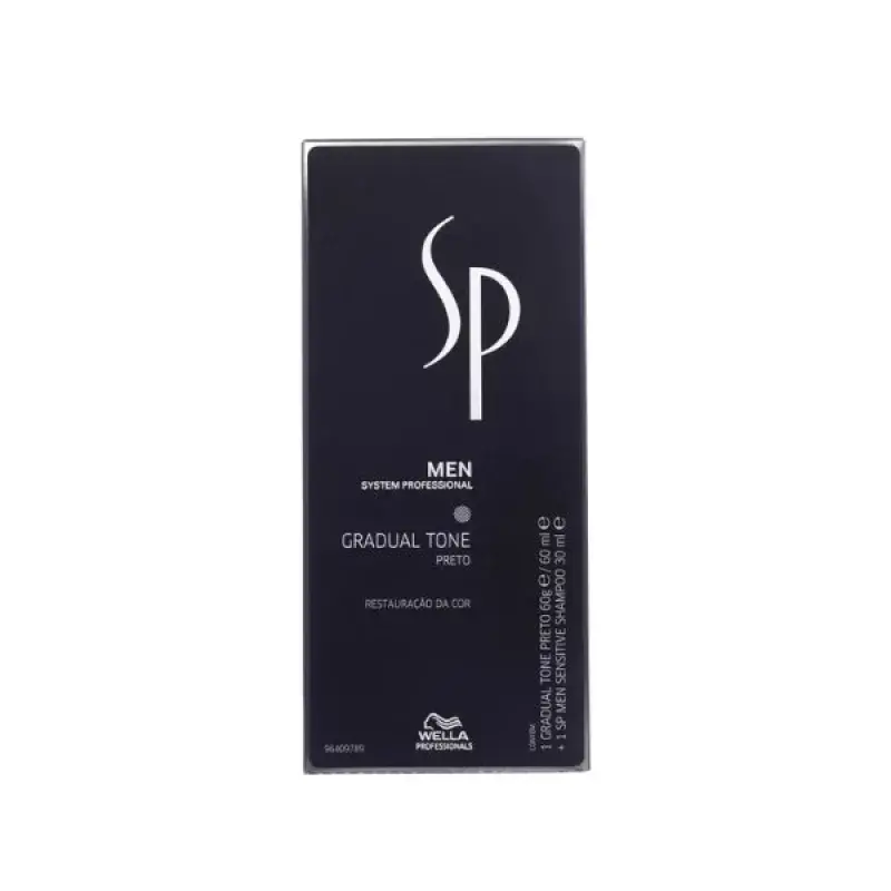 Kit SP System Professional Men Gradual Tone Black - Tonalizante Preto | M2Beauty