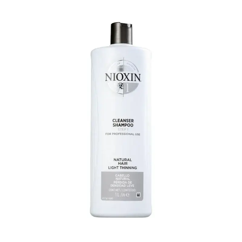 Nioxin System 1 - Shampoo Contra Afinamento Capilar 1000ml | M2Beauty