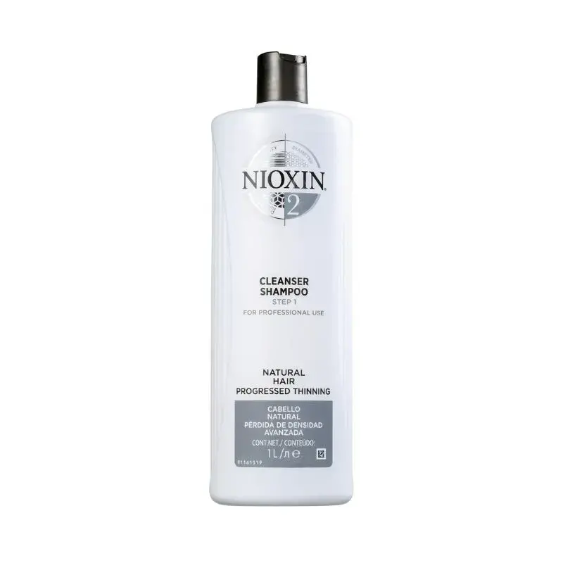 Nioxin System 2 - Shampoo Contra Afinamento Capilar 1000ml | M2Beauty