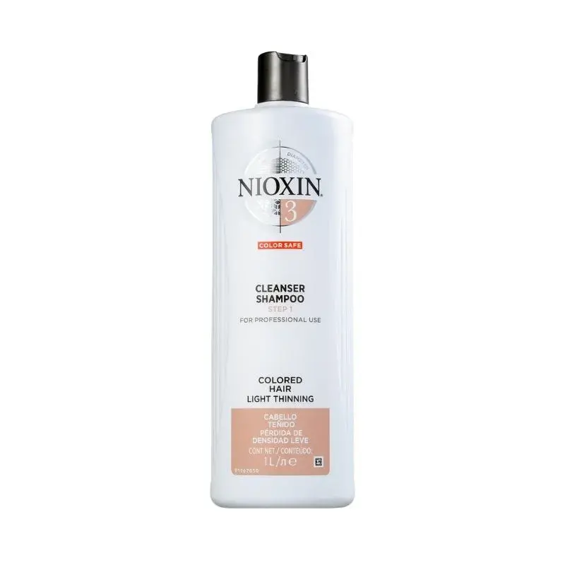 Nioxin System 3 - Shampoo Contra Afinamento Capilar 1000ml | M2Beauty