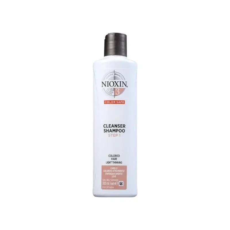 Nioxin System 3 - Shampoo Contra Afinamento Capilar 300ml | M2Beauty