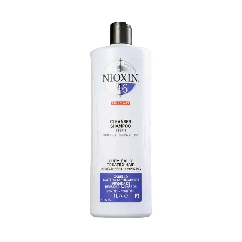 Nioxin System 6 - Shampoo Contra Afinamento Capilar 1000ml | M2Beauty