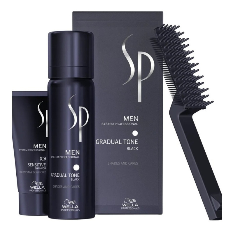 Wella Sp Men Gradual Tone Black Tonalizante Preto Masculino | M2Beauty